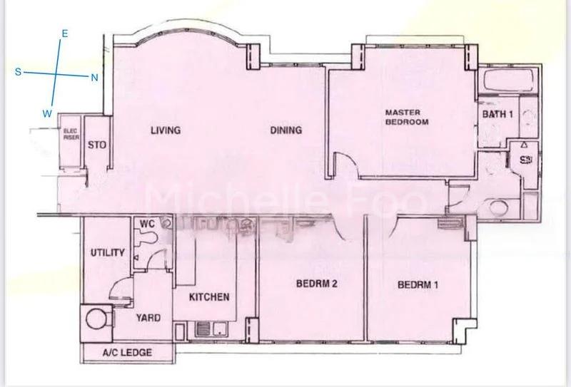 3 Bed Apartment (Condo) for Rent in  Sam Kiang Mansions - Image 5